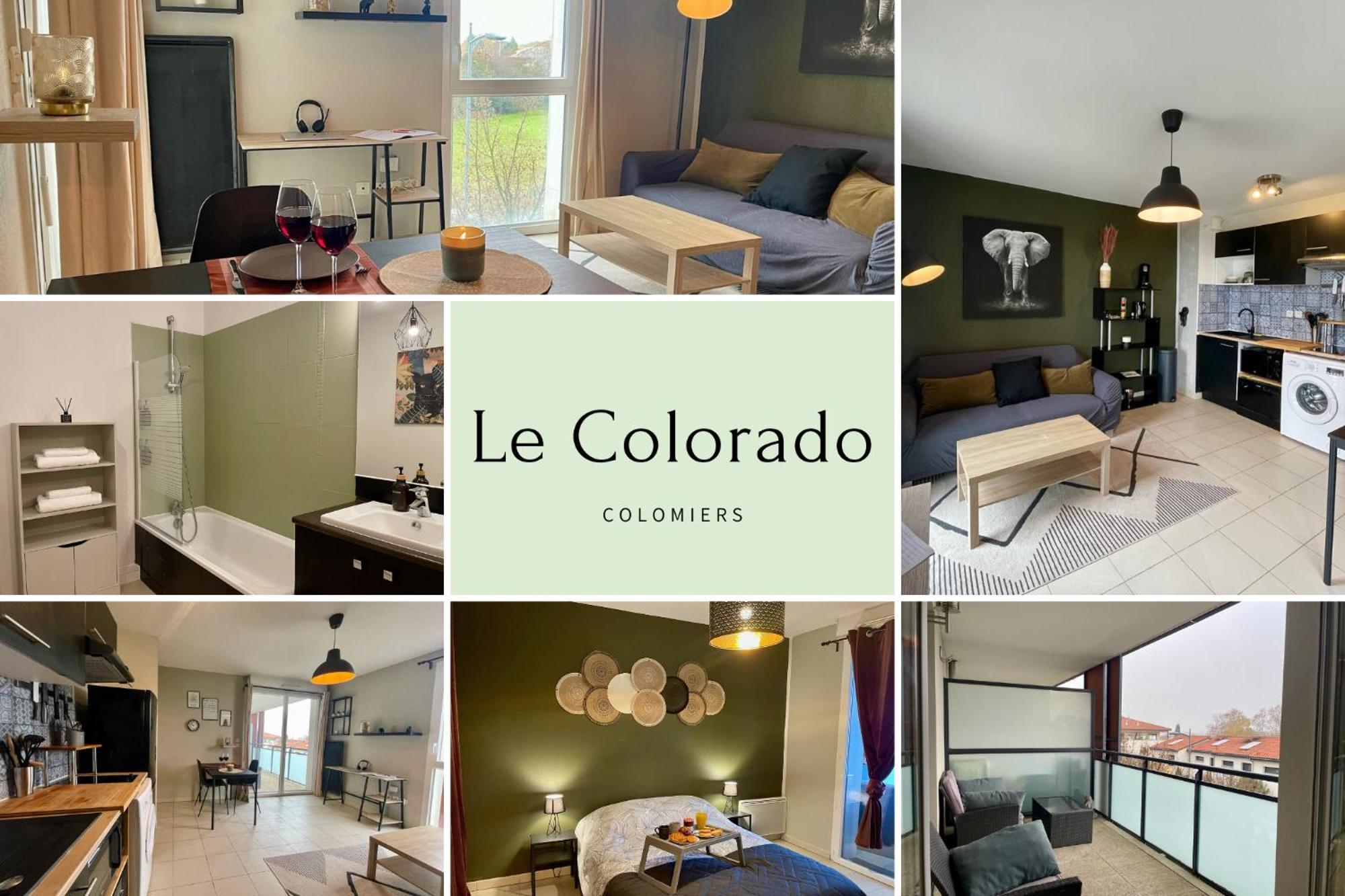 Le Colorado - Appartement Proche Airbus Colomiers Bagian luar foto